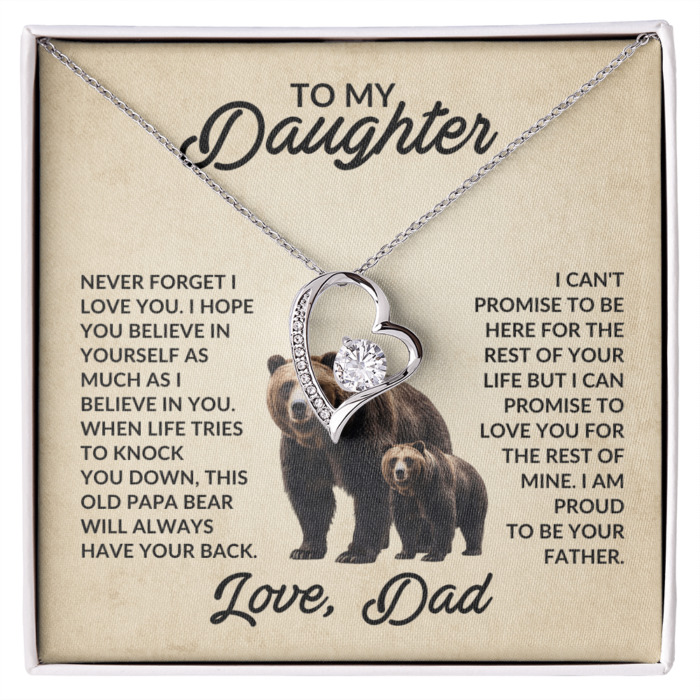 To My Daughter Love Dad - This Old Papa Bear