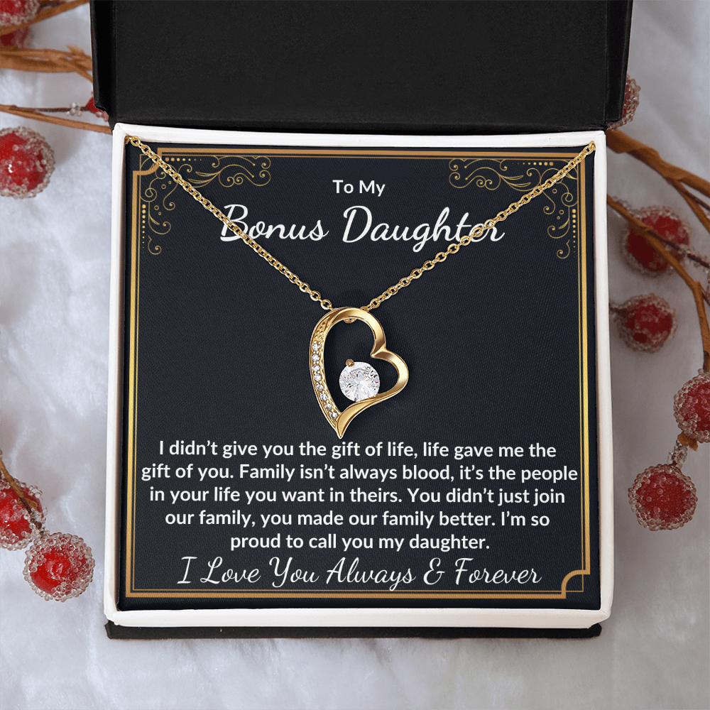 To My Bonus Daughter Necklace | The Gift of You