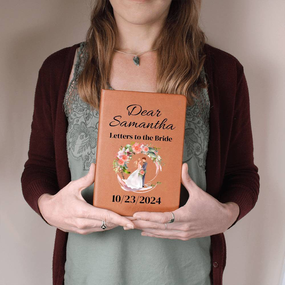 Letters to the Bride scrapbook Vegan Leather Journal
