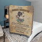 Badass Daughter Love Dad Woven Blanket Default Title Blankets Giftinum