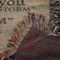Badass Daughter Love Dad Woven Blanket Default Title Blankets Giftinum