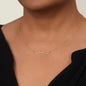 Badass Daughter Name Necklace | Straighten Your Crown - B Polished Stainless Steel / Standard Box Jewelry Giftinum