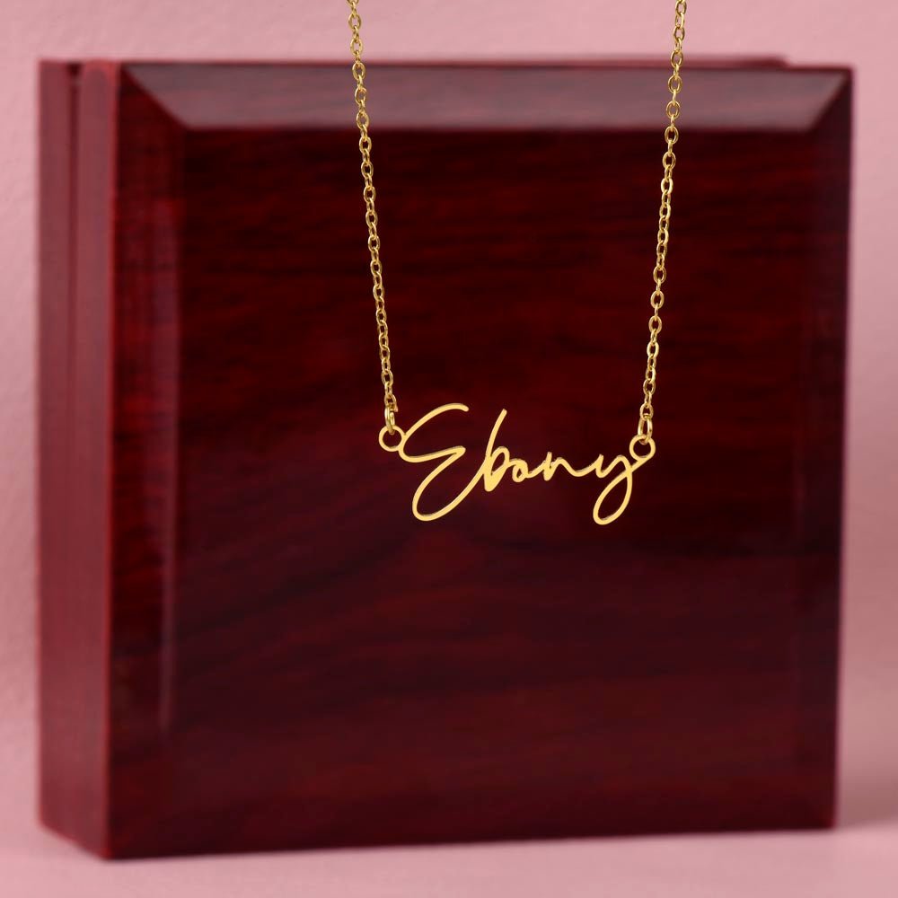 Badass Daughter Name Necklace | Straighten your crown Jewelry Giftinum