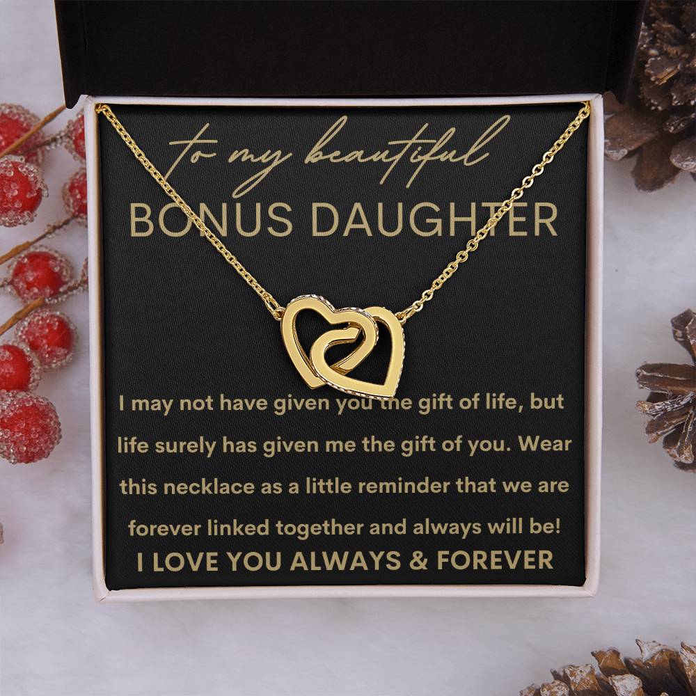 Beautiful Bonus Daughter | Gift of You 18K Yellow Gold Finish / Standard Box Jewelry Giftinum