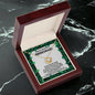 Beautiful Bridesmaid Necklace - Best Friend 18K Yellow Gold Finish / Luxury Box w/LED Jewelry Giftinum