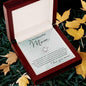 Beautiful Mom - You taught me patience 14K White Gold Finish / Luxury Box w/LED Jewelry Giftinum