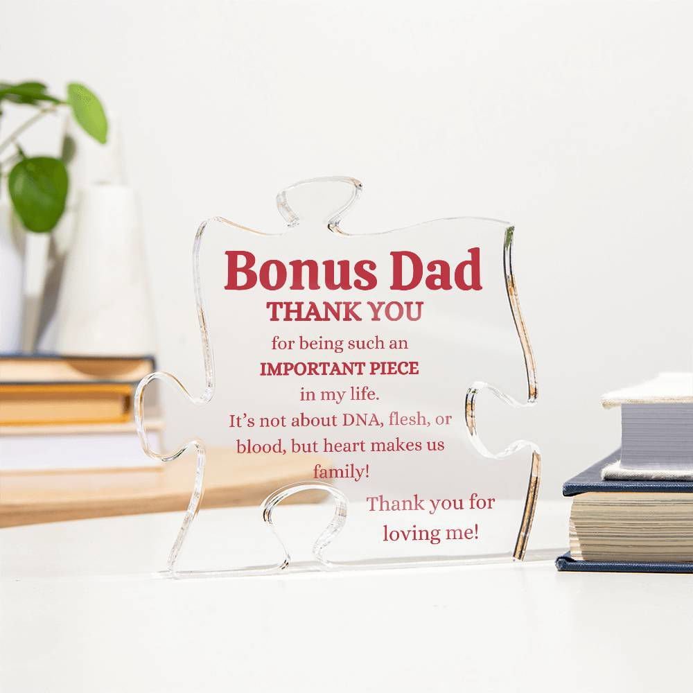 Bonus Dad Puzzle Acrylic Piece Default Title Jewelry Giftinum