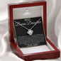 Bonus Daughter - Family isn't about blood 14K White Gold Finish / Standard Box Jewelry Giftinum