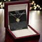 Bonus Daughter - Family isn't about blood 18K Yellow Gold Finish / Luxury Box Jewelry Giftinum