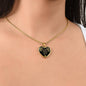 Bonus Daughter Heart Necklace - A Forever Love Luxury Necklace (Silver) / No Jewelry Giftinum