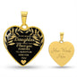 Bonus Daughter Heart Necklace - A Forever Love Luxury Necklace (Gold) / Yes Jewelry Giftinum