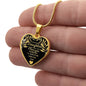 Bonus Daughter Heart Necklace - A Forever Love Luxury Necklace (Silver) / No Jewelry Giftinum