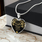 Bonus Daughter Heart Necklace - A Forever Love Luxury Necklace (Silver) / No Jewelry Giftinum