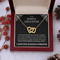 Bonus Daughter Heart Necklace | You're the Best Gift 14k White Gold Finish / Standard Box Jewelry Giftinum