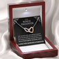 Bonus Daughter Heart Necklace | You're the Best Gift 14k White Gold Finish / Standard Box Jewelry Giftinum