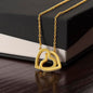 Bonus Daughter Heart Necklace | You're the Best Gift 14k White Gold Finish / Standard Box Jewelry Giftinum