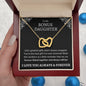 Bonus Daughter Heart Necklace | You're the Best Gift 14k White Gold Finish / Standard Box Jewelry Giftinum