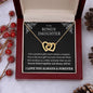 Bonus Daughter Heart Necklace | You're the Best Gift1 14k White Gold Finish / Standard Box Jewelry Giftinum