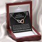 Bonus Daughter Heart Necklace | You're the Best Gift1 14k White Gold Finish / Luxury Box Jewelry Giftinum