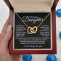 Bonus Daughter - I closed my eyes 14k White Gold Finish / Standard Box Jewelry Giftinum