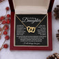 Bonus Daughter - I closed my eyes 18K Yellow Gold Finish / Luxury Box Jewelry Giftinum