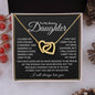 Bonus Daughter - I closed my eyes 14k White Gold Finish / Standard Box Jewelry Giftinum