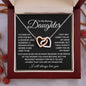 Bonus Daughter - I closed my eyes 14k White Gold Finish / Standard Box Jewelry Giftinum