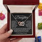 Bonus Daughter - I closed my eyes 14k White Gold Finish / Standard Box Jewelry Giftinum