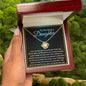 Bonus Daughter Necklace - Bond is not defined by blood 14K White Gold Finish / Standard Box Jewelry Giftinum