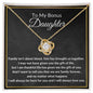 Bonus Daughter Necklace - Family Forever 18K Yellow Gold Finish / Standard Box Jewelry Giftinum