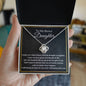 Bonus Daughter Necklace - Family Forever 14K White Gold Finish / Standard Box Jewelry Giftinum