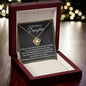 Bonus Daughter Necklace - Family Forever 14K White Gold Finish / Standard Box Jewelry Giftinum