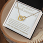 Bonus Daughter Necklace | Gift of life 14k White Gold Finish / Standard Box Jewelry Giftinum