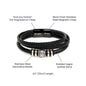 Bracelett Two Tone Box Jewelry Giftinum