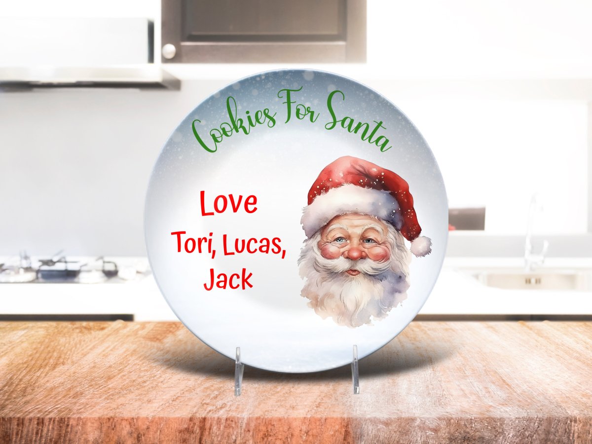 Cookies for Santa Plate (2) Plate Giftinum