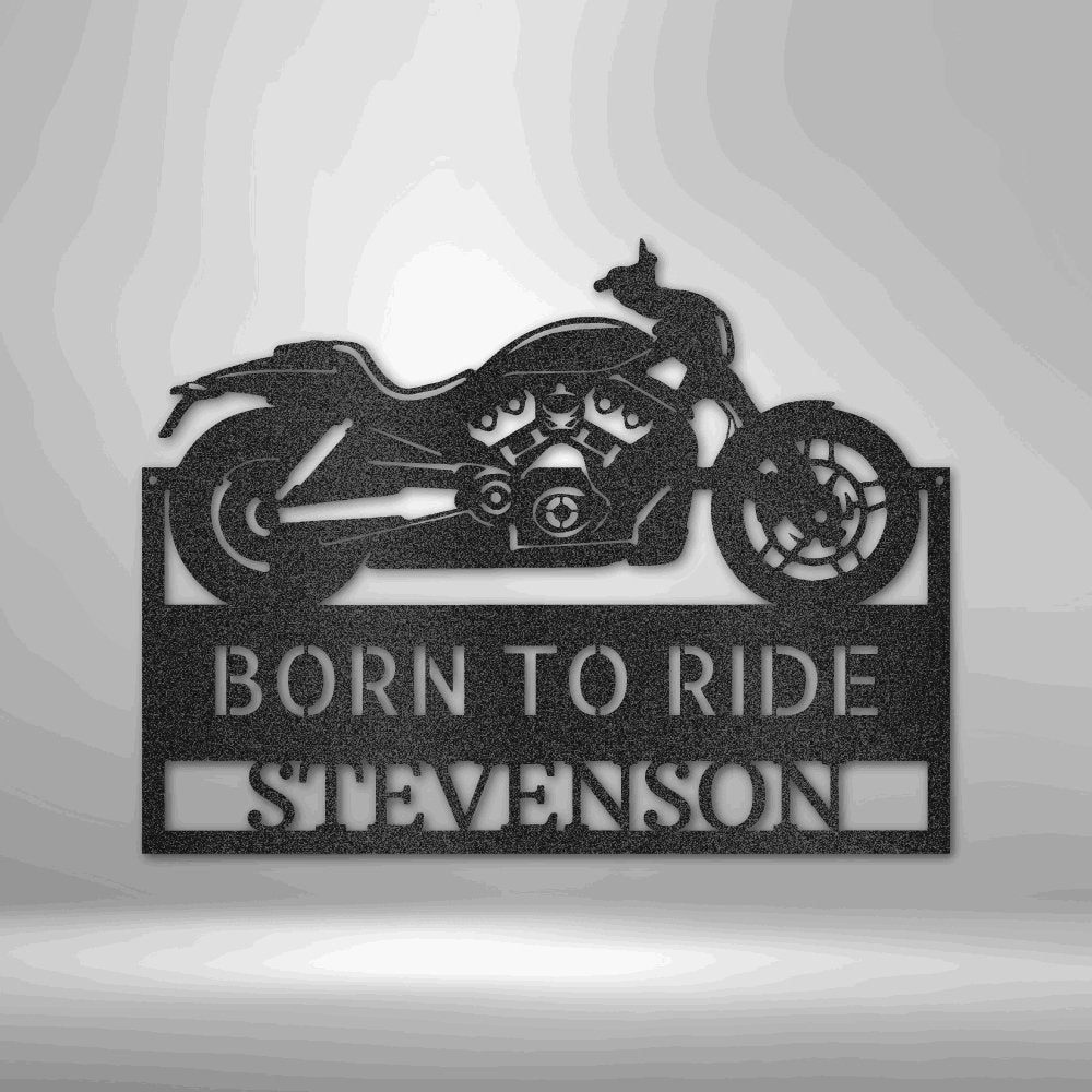 Cruiser Workshop Monogram - Steel Sign Black / 12" Steel Sign Giftinum