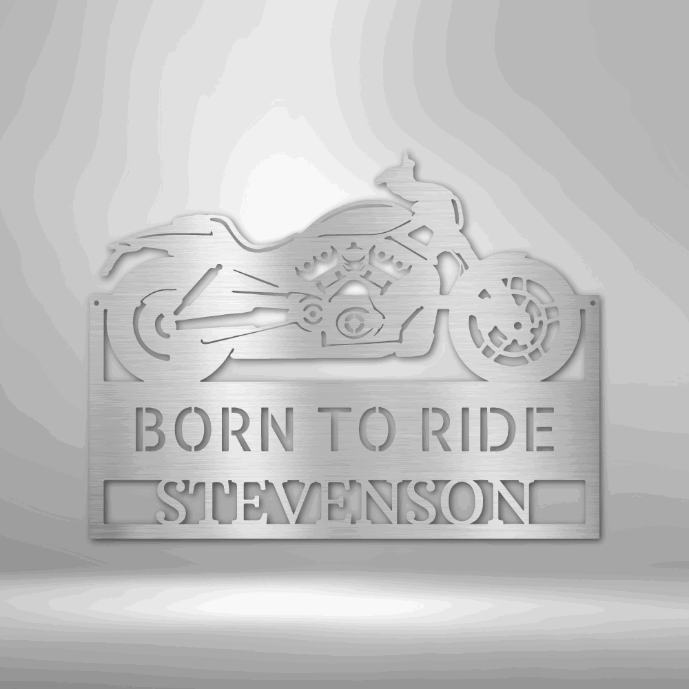 Cruiser Workshop Monogram - Steel Sign Black / 12" Steel Sign Giftinum