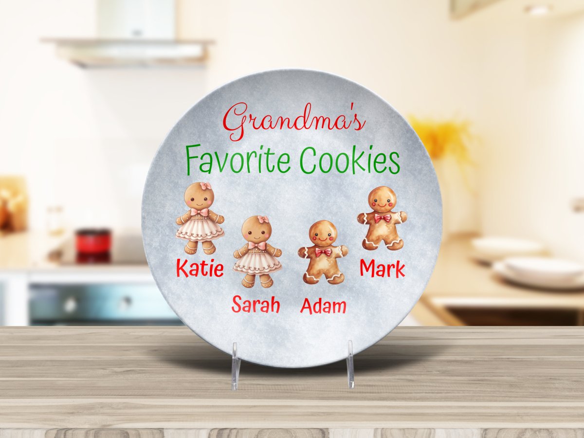 Custom Grandma's Favorite Cookie Plate Plate / One Cookie Platter Giftinum