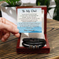 Dad - Held My Hand Bracelett Luxury Box w/LED Jewelry Giftinum