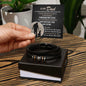 Dad My Forever Hero Bracelet - From Daughter Two Tone Box Jewelry Giftinum
