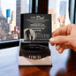 Dad My Forever Hero From Son Bracelet - If I could give you one thing Two Tone Box Jewelry Giftinum