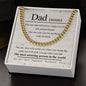 Dad Necklace - You always make me feel safe 14K Yellow Gold Finish / Standard Box Jewelry Giftinum