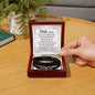 Dad Noun Bracelett Two Tone Box Jewelry Giftinum