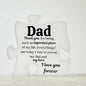 Dad Puzzle Piece Acrylic - You are an important piece Default Title Acrylic Giftinum