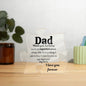 Dad Puzzle Piece Acrylic - You are an important piece Default Title Acrylic Giftinum