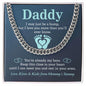 Daddy - My Hero Cuban Link Chain Stainless Steel / Standard Box Jewelry Giftinum