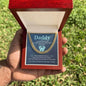 Daddy - My Hero Cuban Link Chain Stainless Steel / Standard Box Jewelry Giftinum