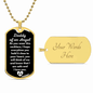 Daddy of an Angel Dog Tag Necklace - Think of me JewelryGiftinum