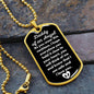 Daddy of an Angel Dog Tag Necklace - Think of me JewelryGiftinum