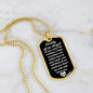 Daddy of an Angel Dog Tag Necklace - Think of me JewelryGiftinum